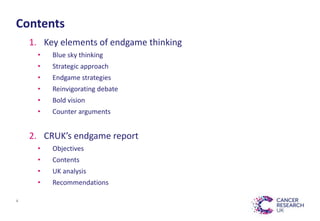 Contents
1. Key elements of endgame thinking
• Blue sky thinking
• Strategic approach
• Endgame strategies
• Reinvigoratin...
