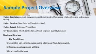 Comprehensive Engineering Services and Risk Analysis in Construction ...