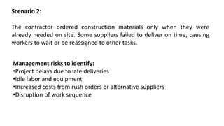 Comprehensive Engineering Services and Risk Analysis in Construction ...
