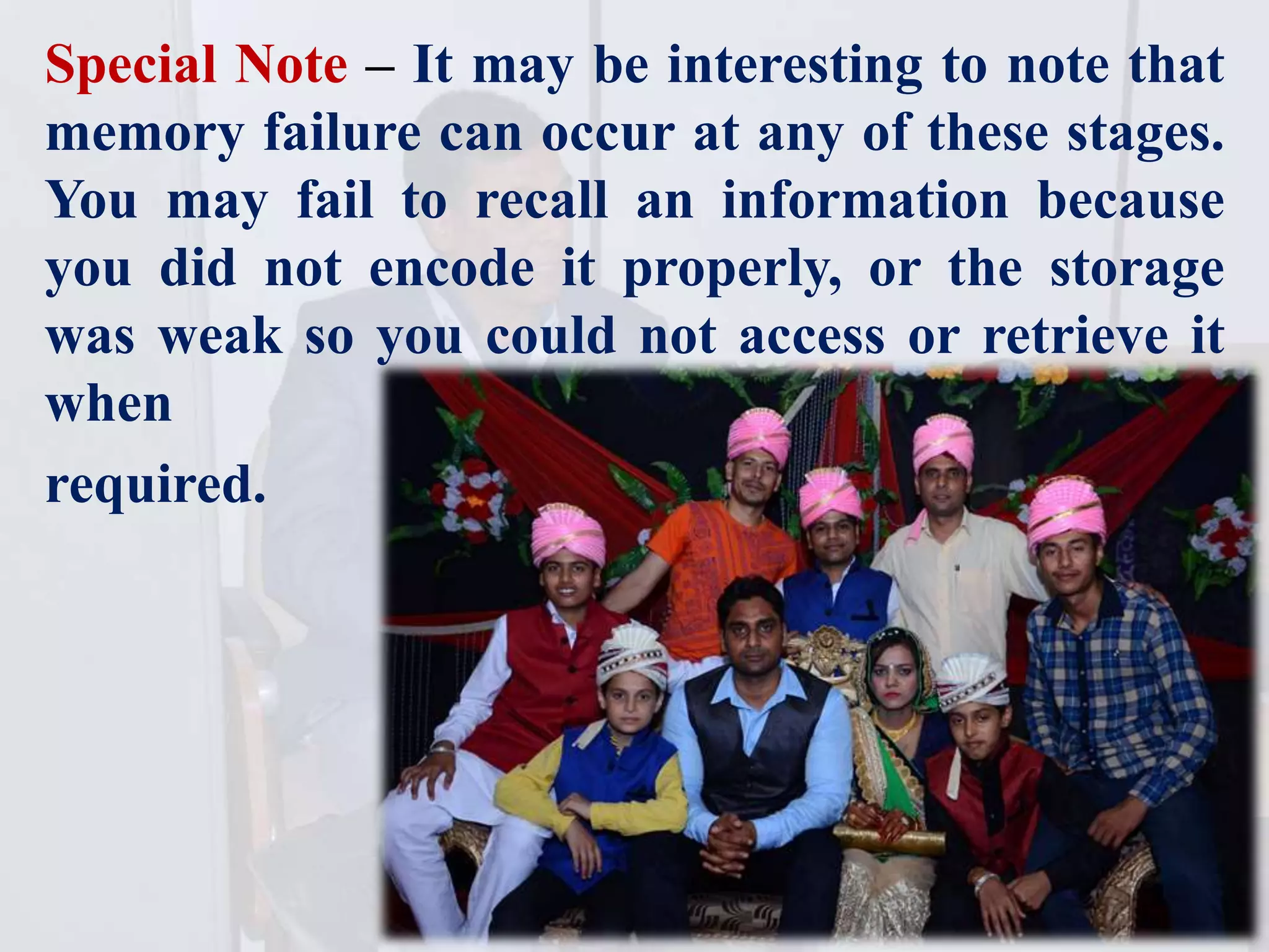 Stages of memory formation | PPT