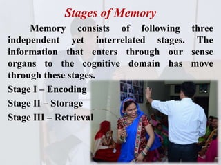 Stages of memory formation | PPT