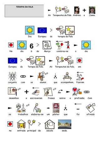 TERAPIA DA FALA
 