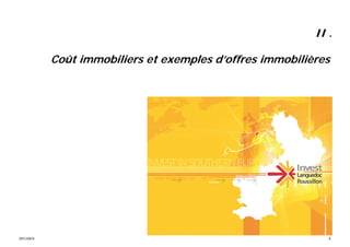 II .

           Coût immobiliers et exemples d’offres immobilières




SPECIMEN                                                     8
 