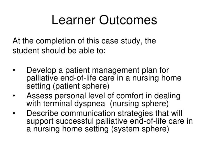 case study end of life care