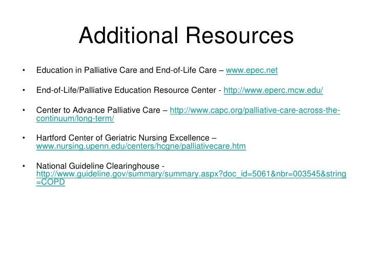 PEPA - Program of Experience in the Palliative Approach palliative care case studies