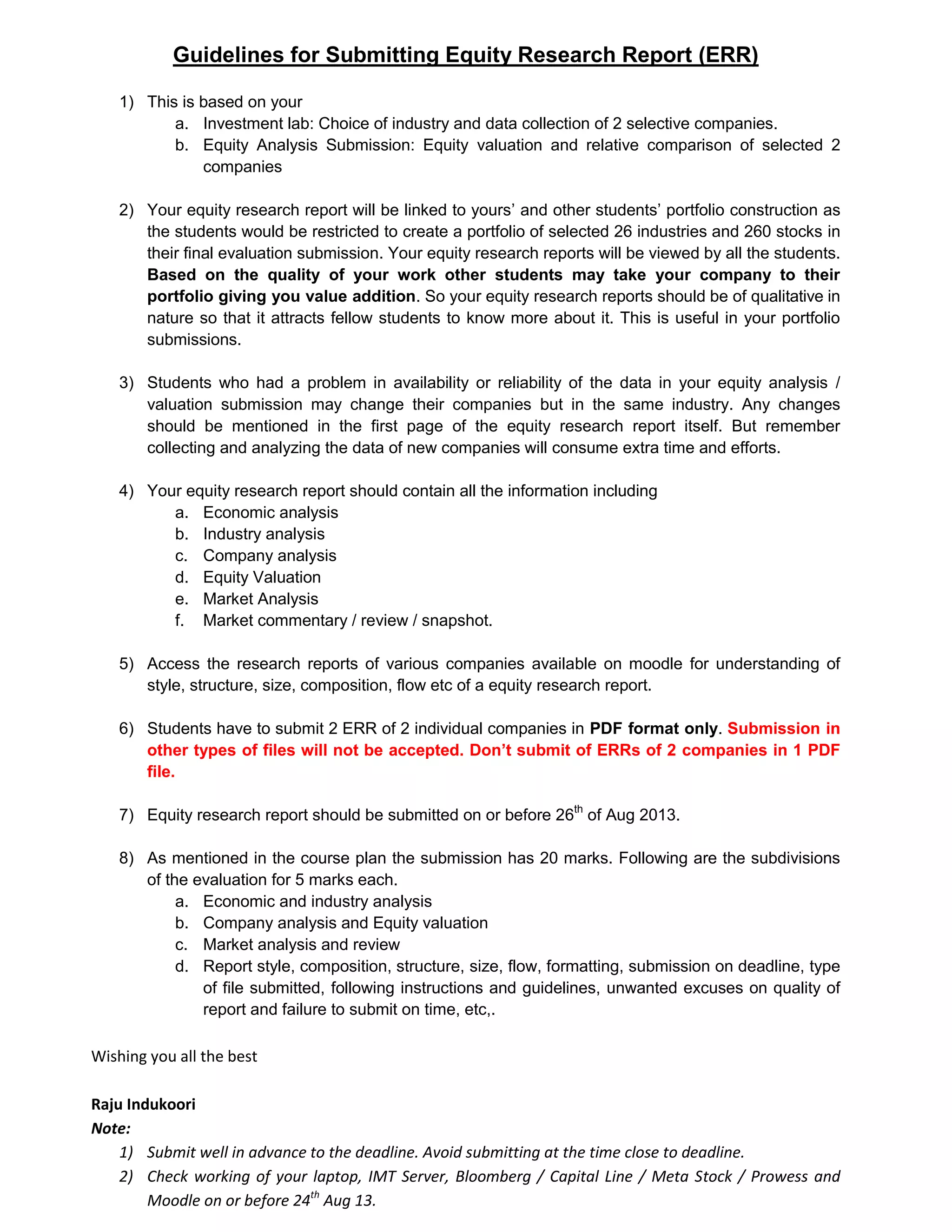 2 equity research report | PDF