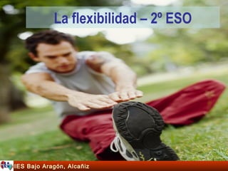 La flexibilidad – 2º ESO

IES Bajo Aragón, Alcañiz

1

 