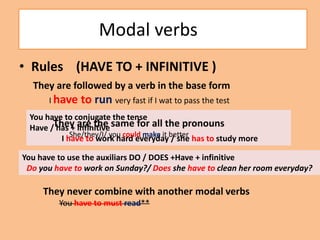 2º eso unit 5 grammar modal verbs | PPT