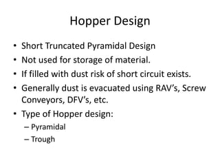 Pyramidal Hopper ESP working explained in details installed in cement plants | PDF