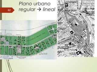 Plano urbano
regular  lineal62
 
