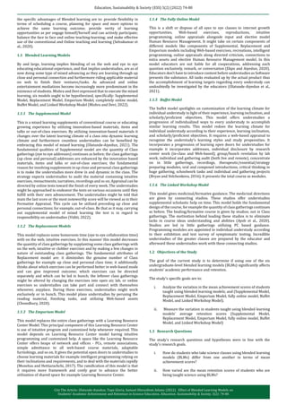 Effect of Blended Learning Models on Students'Academic Achievement and ...