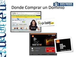 Donde Comprar un Dominio
 