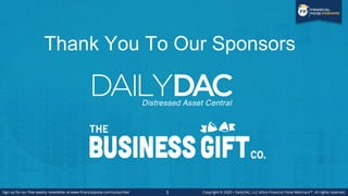 3
Thank You To Our Sponsors
 