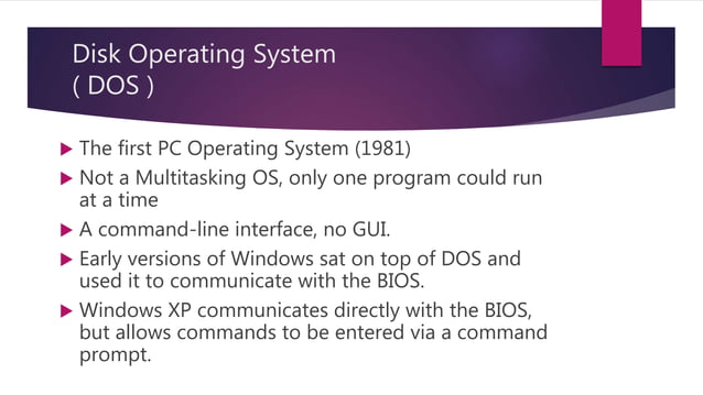 evolution of operating system | PPTX