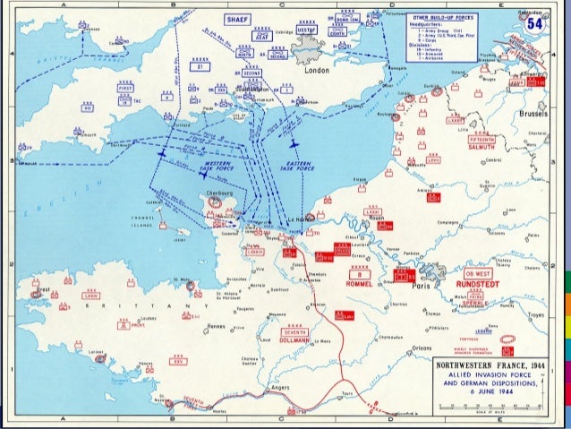 2e wereld oorlog start van de invasie van normandië 1944