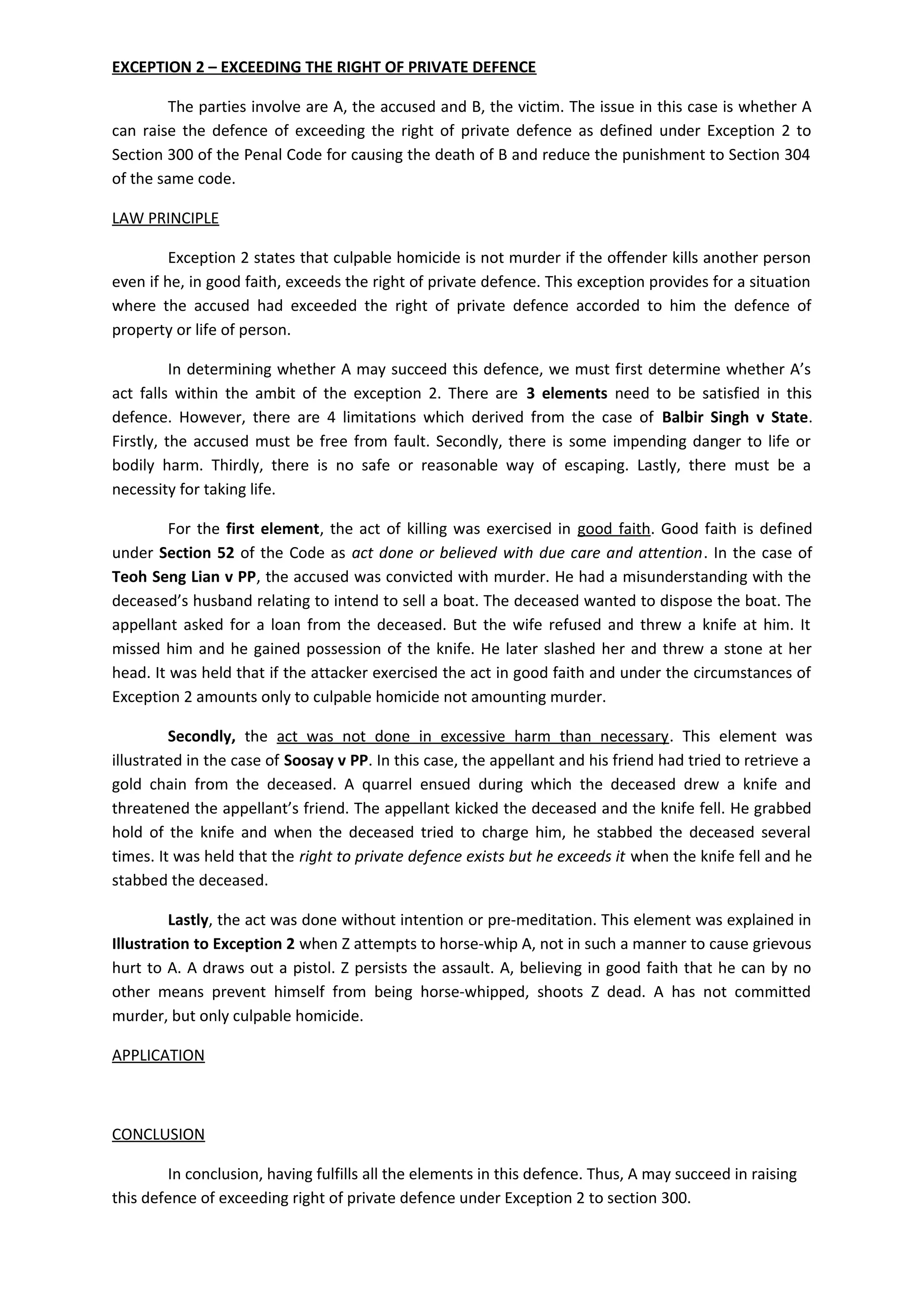 (2) exceptions to section 300 | DOC
