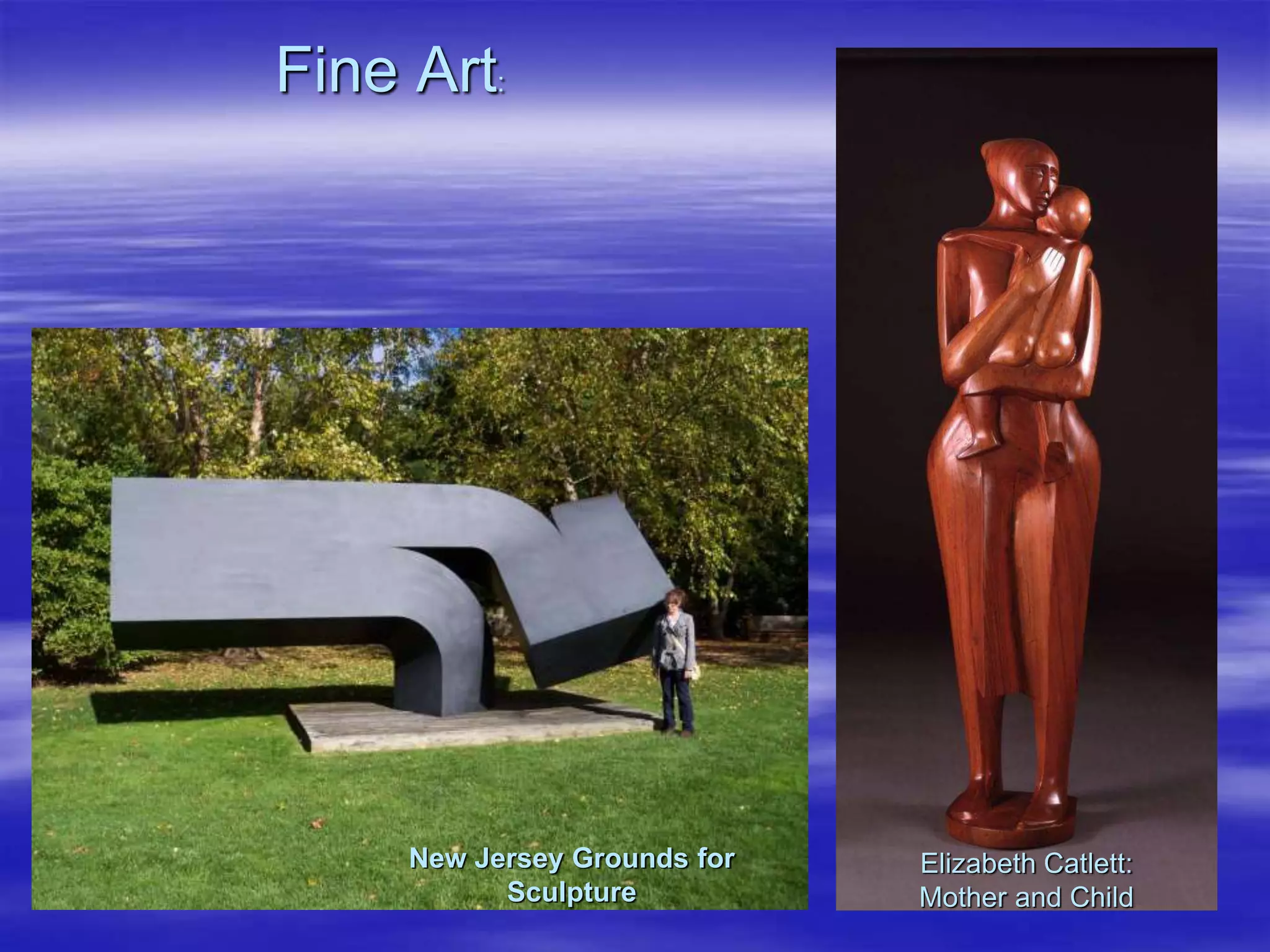 New Jersey Grounds for
Sculpture
Fine Art:
Elizabeth Catlett:
Mother and Child
 