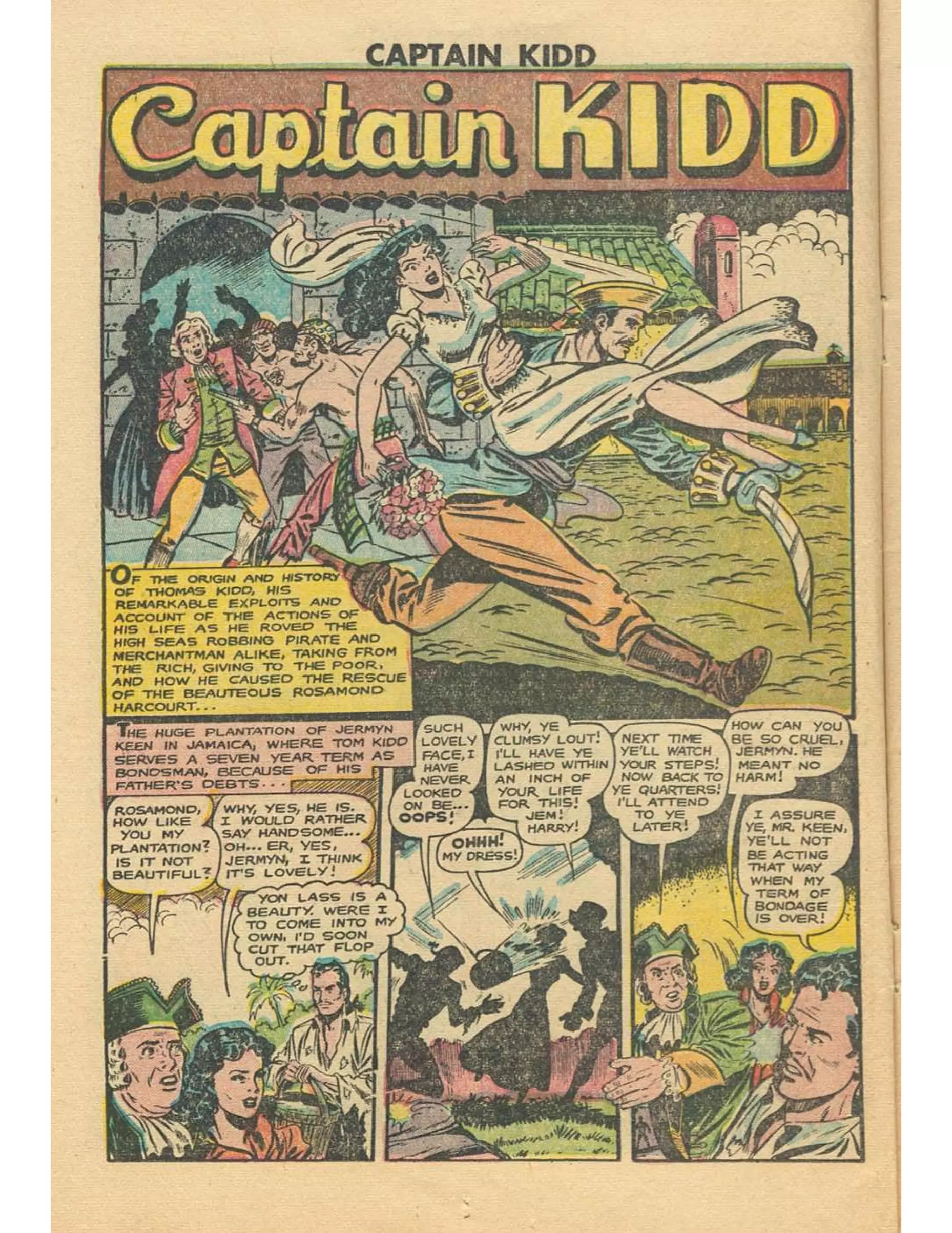 Captain Kidd With Blackbeard The Pirate