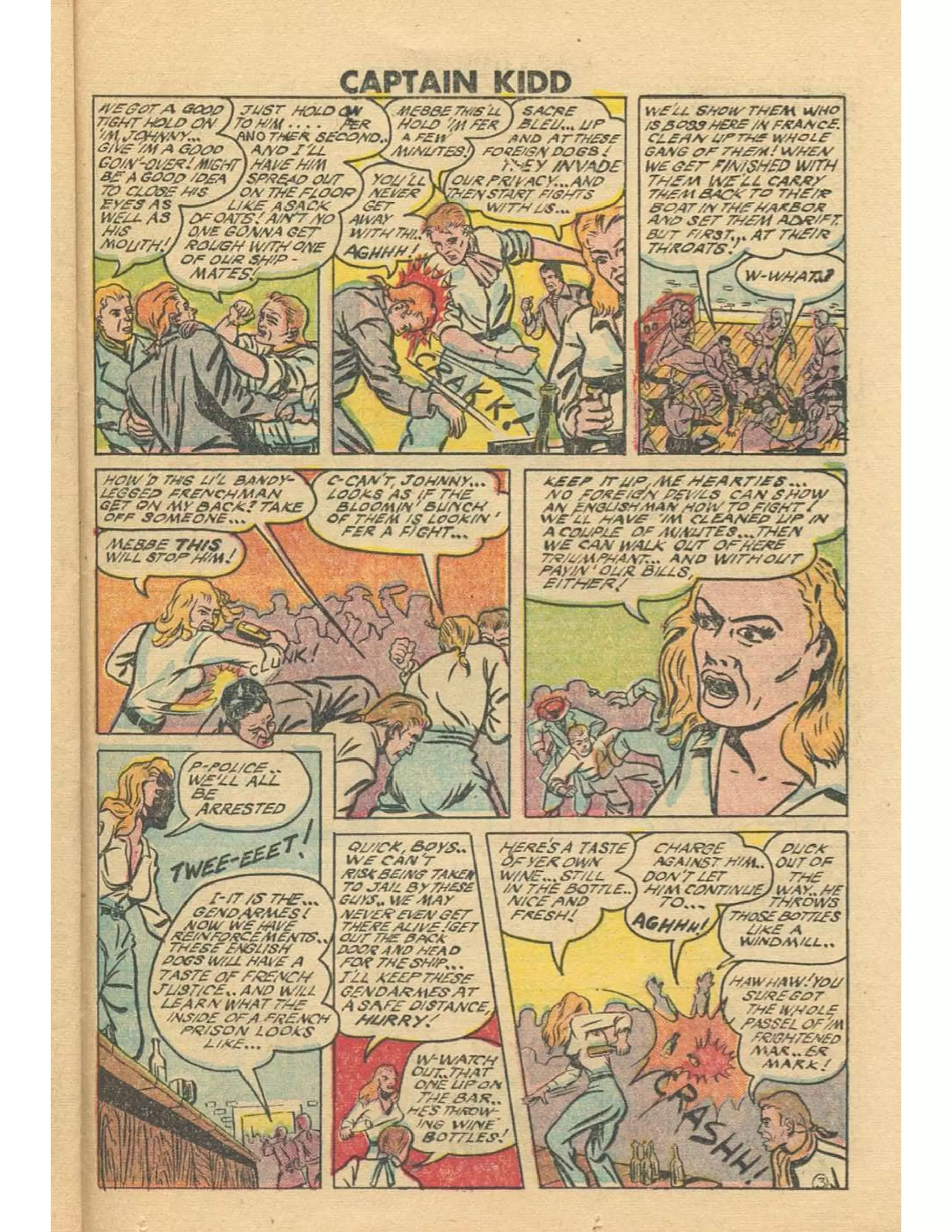 Captain Kidd With Blackbeard The Pirate