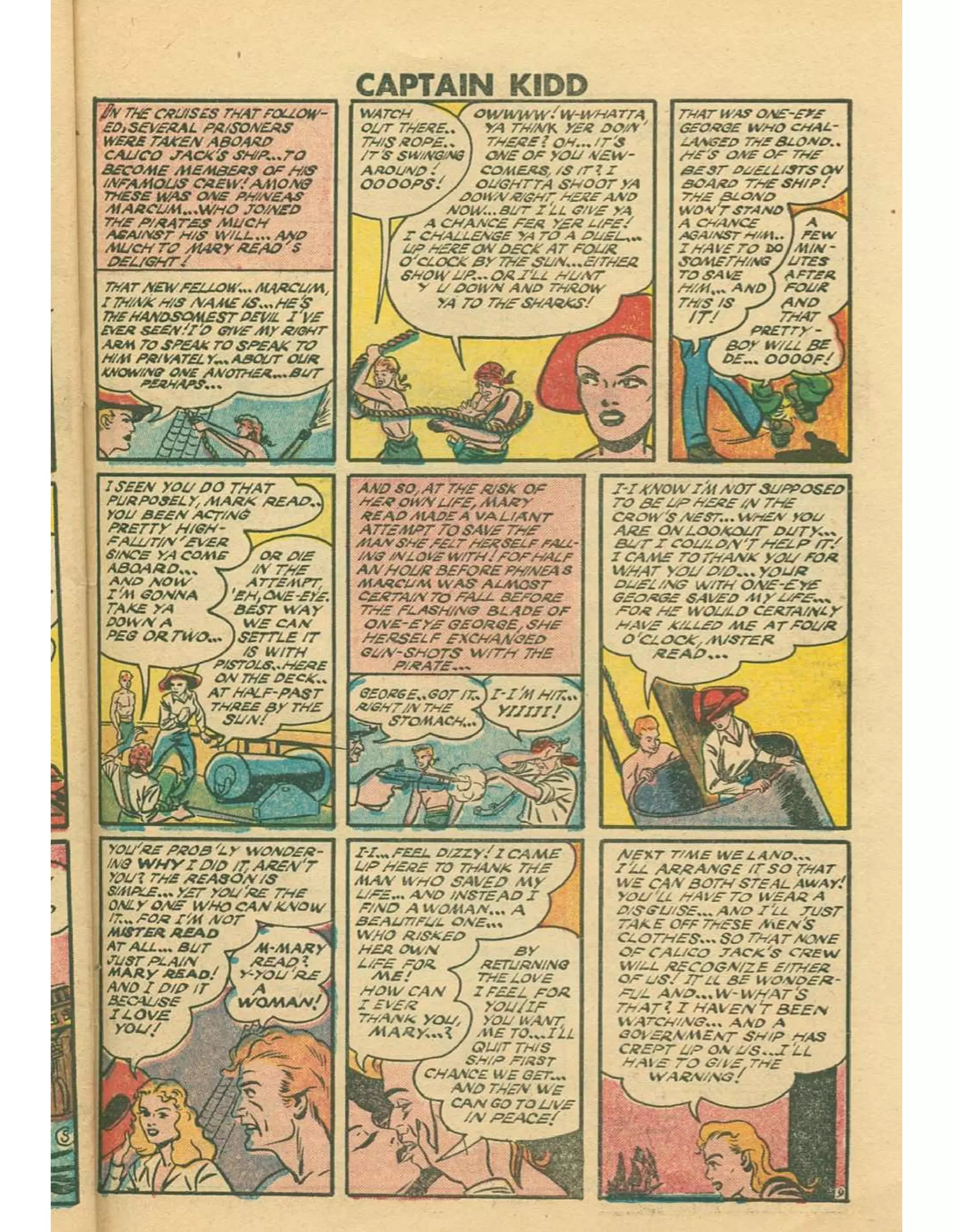 Captain Kidd With Blackbeard The Pirate