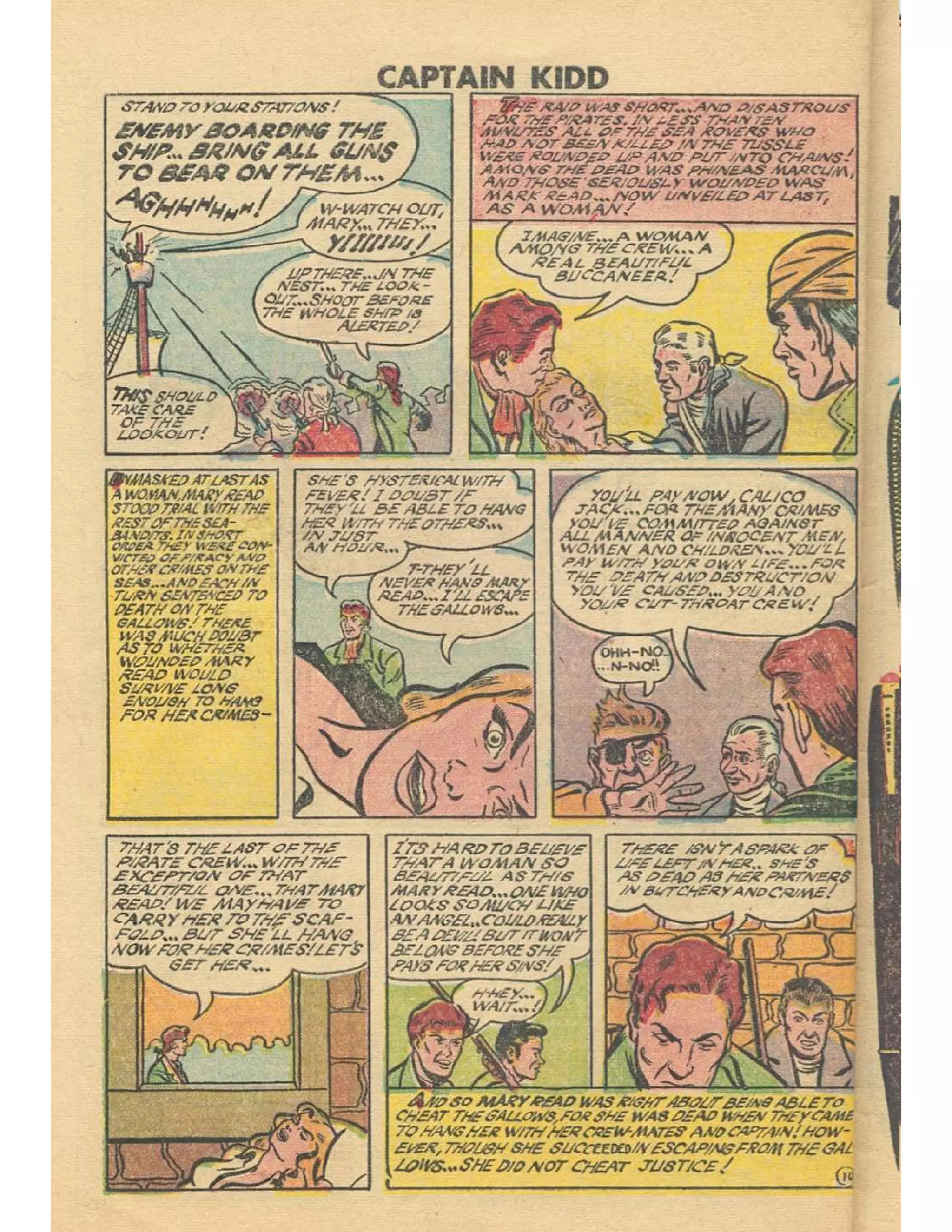 Captain Kidd With Blackbeard The Pirate