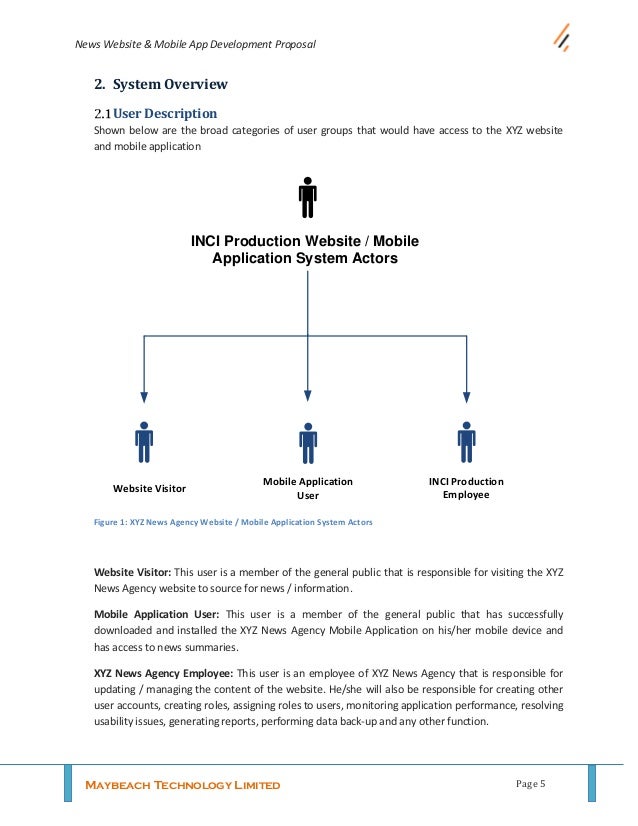 website development proposal sample