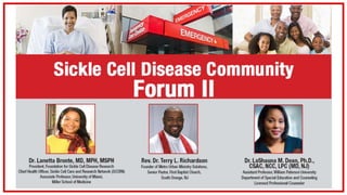 Sickle Cell Disease Community Forum II
 