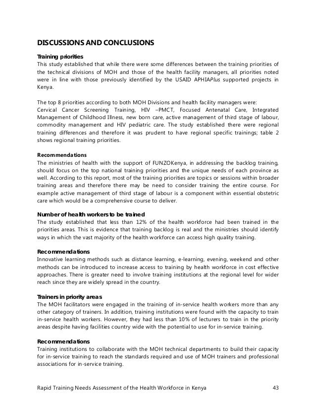 needs assessment report template kenya health workforce needs assessment report needs assessment report template kenya health workforce needs assessment report
