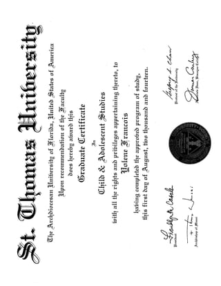 Post-Graduate Certification 1