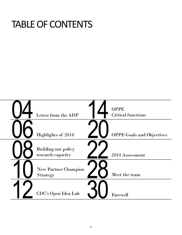 oppe annual report 2014