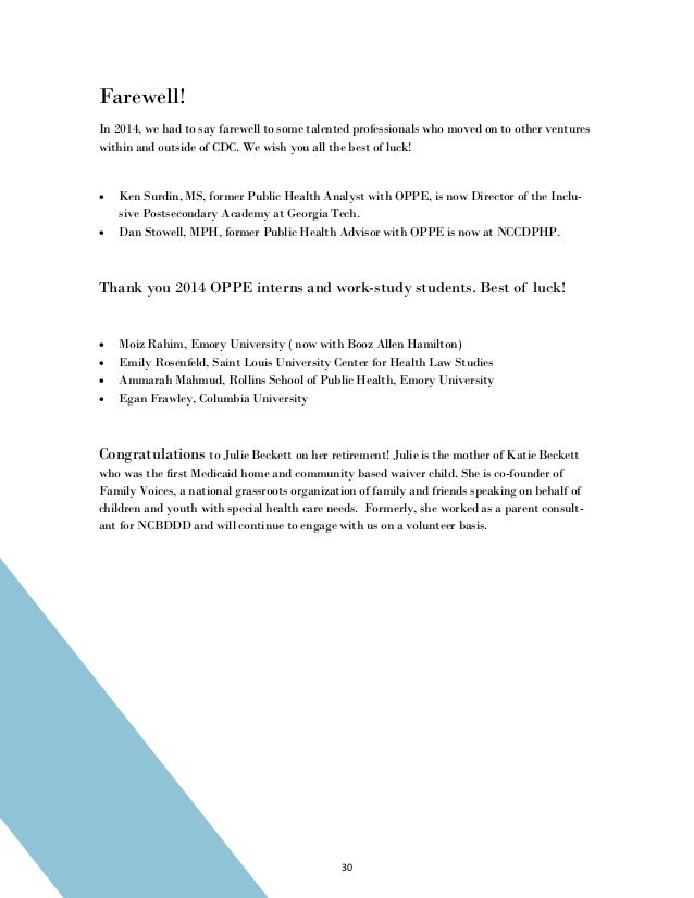 oppe annual report 2014