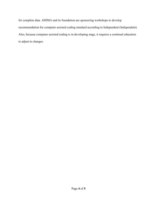 Computer Assisted Coding Pros & Cons | PDF | Desktop Publishing ...