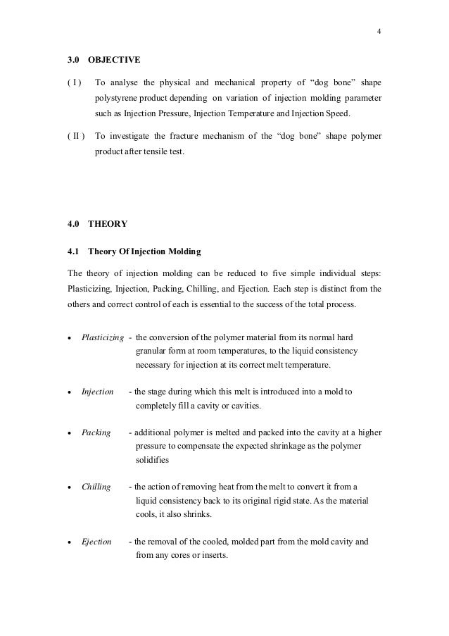 G9 Lab Project Report Injection Molding G9 Lab Project Report Injection Molding