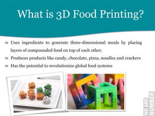 3D Food Printing Presentation | PPTX