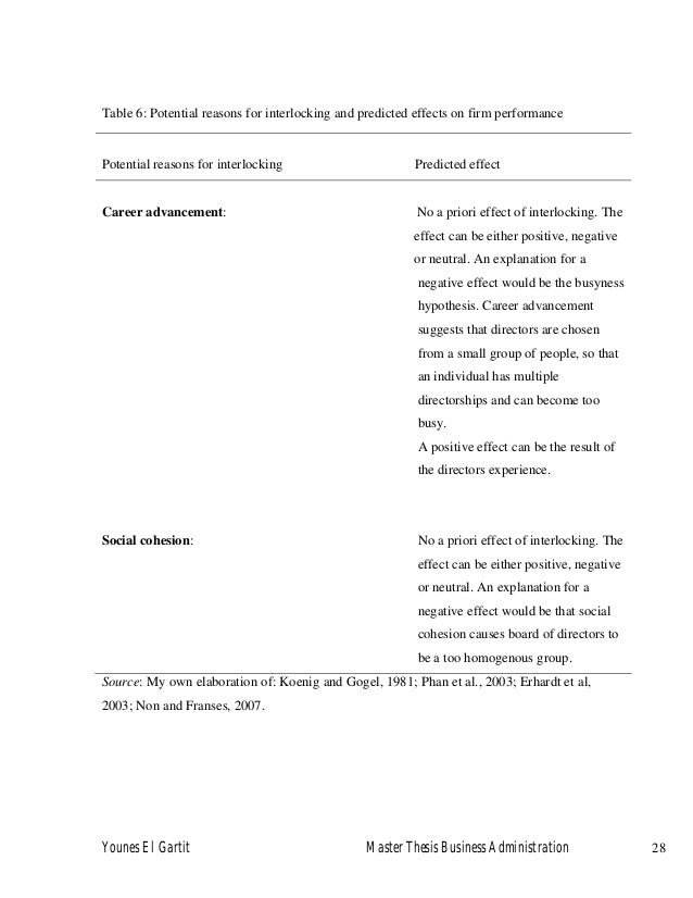 Master thesis 2007