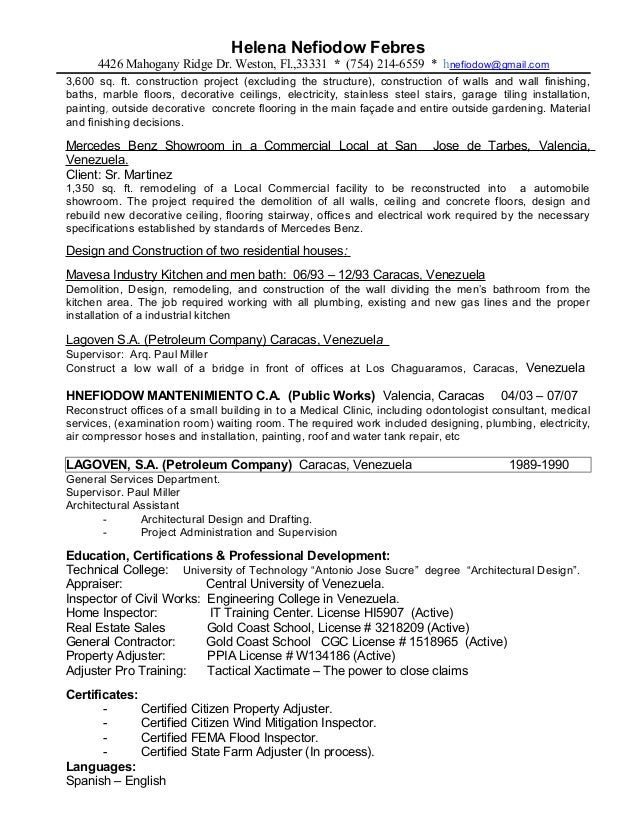 Commercial painting resume