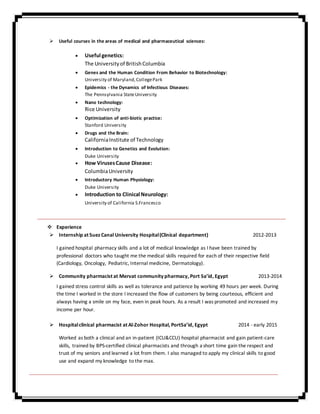 Ahmed Assal CV | DOCX