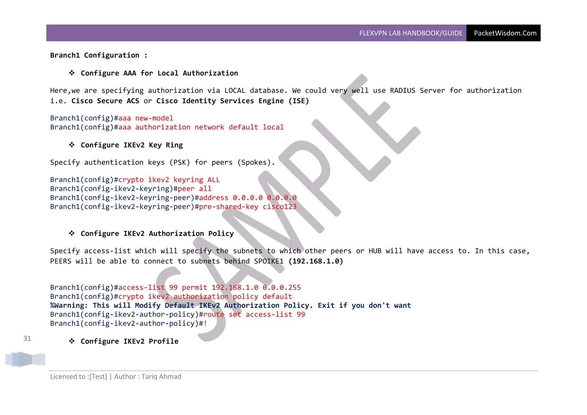 FlexVPNLabHandbook-SAMPLE | PDF