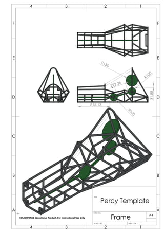3rd Year Formula Student Frame Project Report | PDF