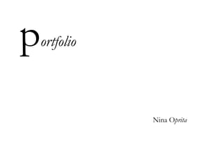 portfolio
Nina Oprita
 
