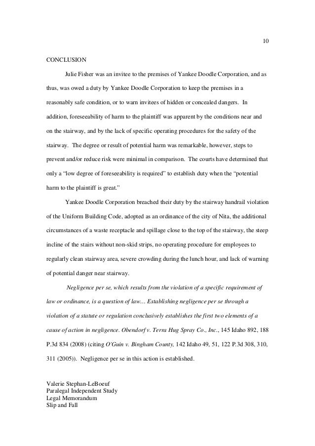 Sample Legal Memorandum Outline | Classles Democracy