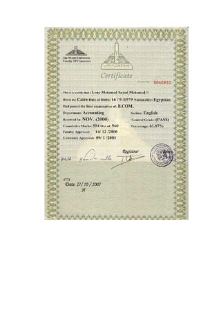 Loay Certificates