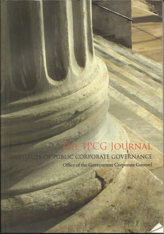 The IPCG Journal