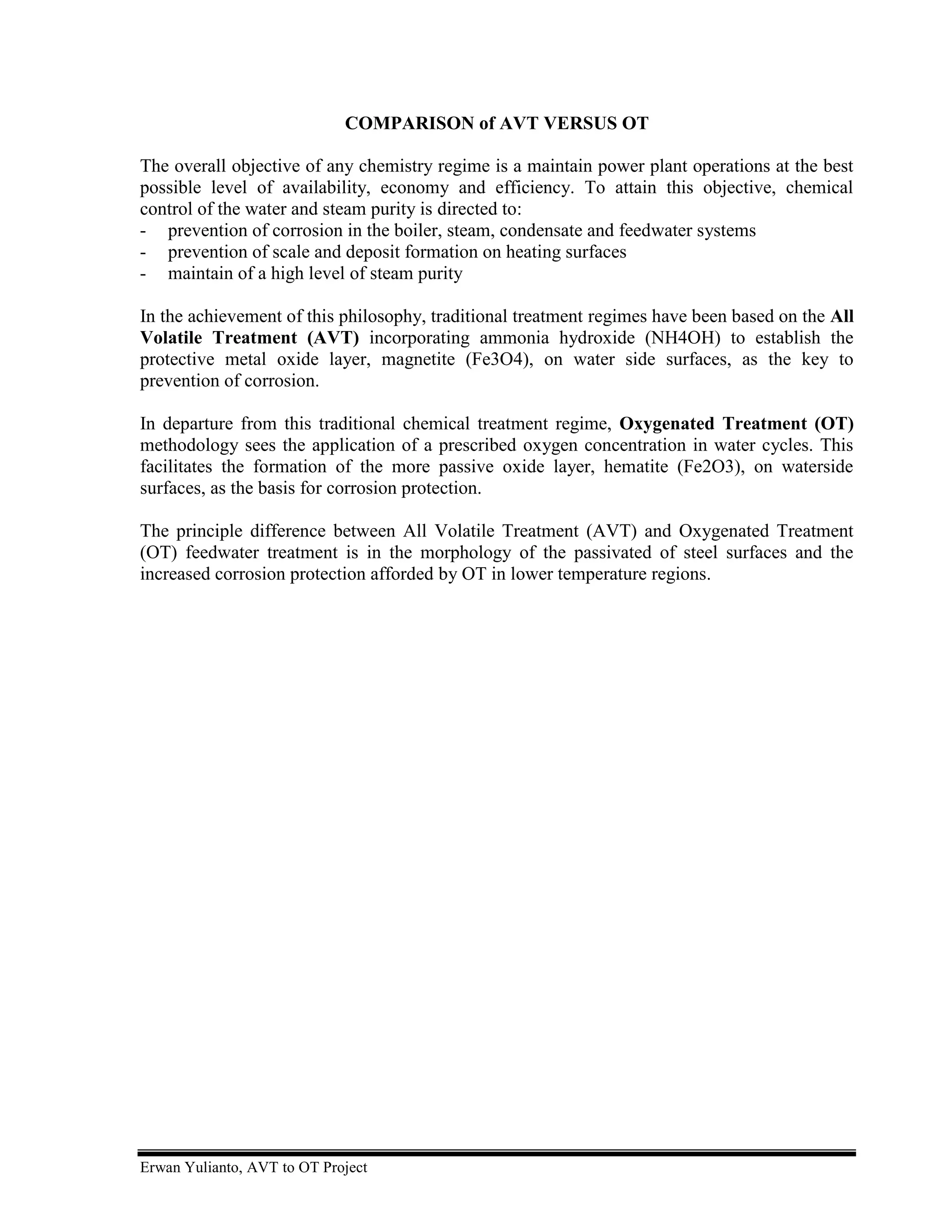 COMPARISON of AVT VERSUS OT | PDF