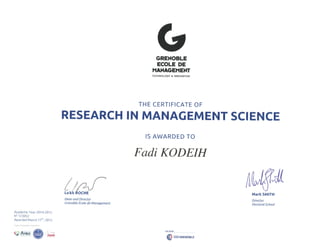 Certificate in Research GEM_1
