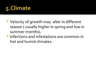 2 factors affecting growth and development