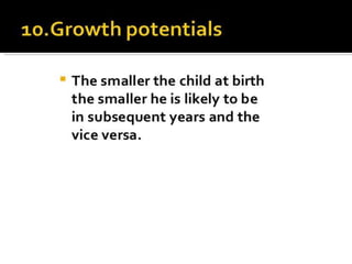 2 factors affecting growth and development