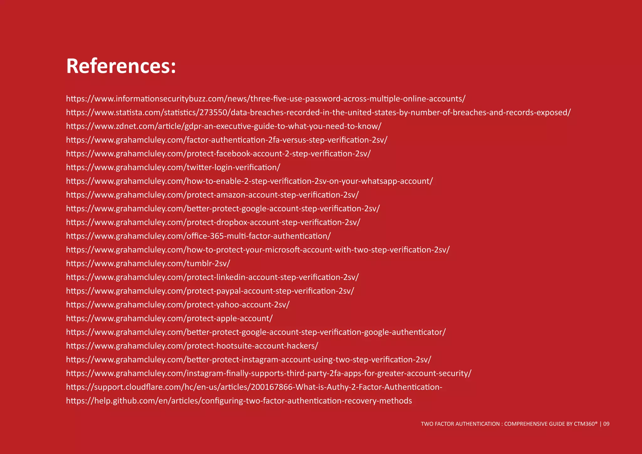 TWO FACTOR AUTHENTICATION - COMPREHENSIVE GUIDE | PDF