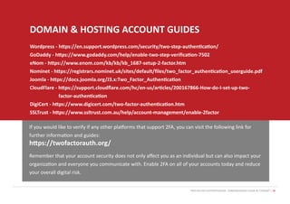 TWO FACTOR AUTHENTICATION - COMPREHENSIVE GUIDE | PDF