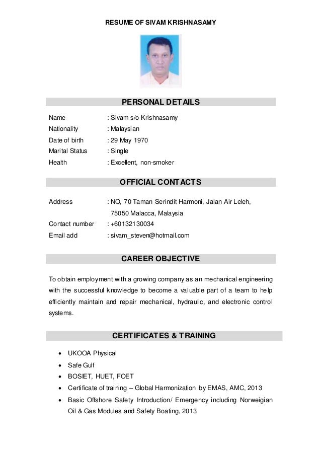 cover letter for resume in malay